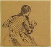 1925-1926 ca. - L'ultima cena (studio di apostolo visto di spalle)